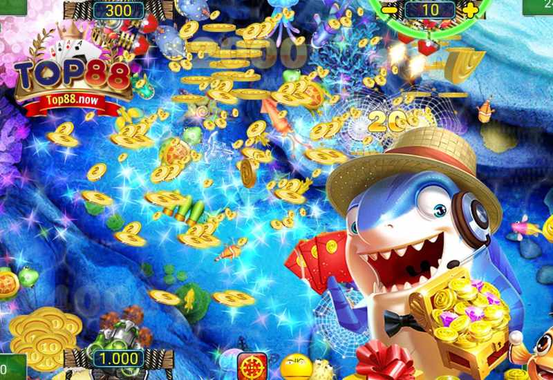Bắn cá là game chủ lực của cổng game Top88