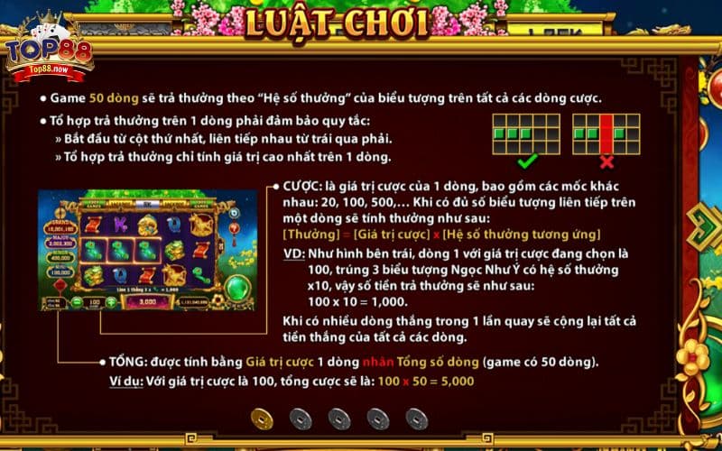 Luật chơi game Cung Hỷ Phát Tài&nbsp;