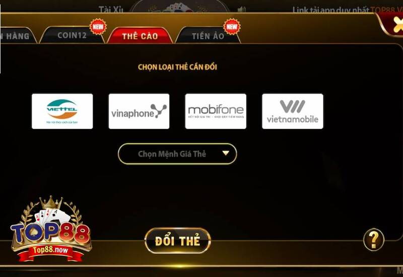 Hướng dẫn quy đổi tiền thưởng thành thẻ cào tại cổng&nbsp;